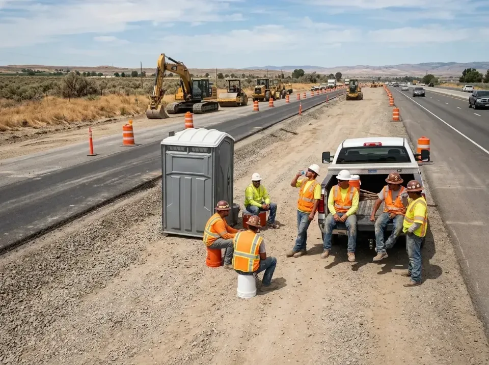highway-road-construction-crew-007 — frequently asked questions, Porta Potty and Restroom Rentals in Jackson, CA
